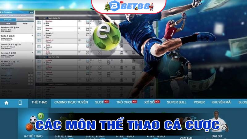 Các Bộ Môn Thể Thao Nổi Bật Tại Sảnh Saba bet88